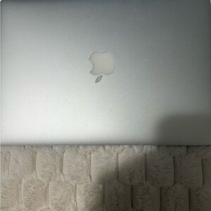 Apple Laptop in Sleek Silver Finish